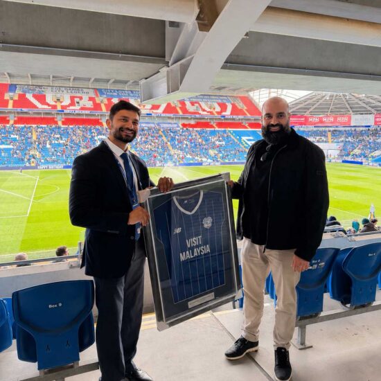 Clifton Dental Cardiff City Presentaiton At Stadium
